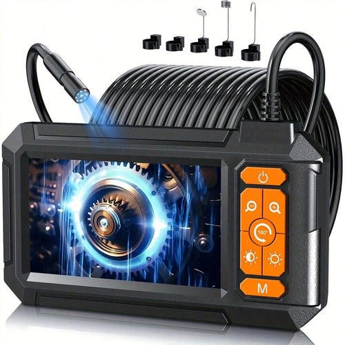 4.3" HD Digital Endoscope Inspection Camera – 8mm Waterproof Borescope - Accrosstheglobe Store