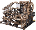 Robotime ROKR Marble Night City 3D Wooden Puzzle – Waterwheel Assembly Model Gift