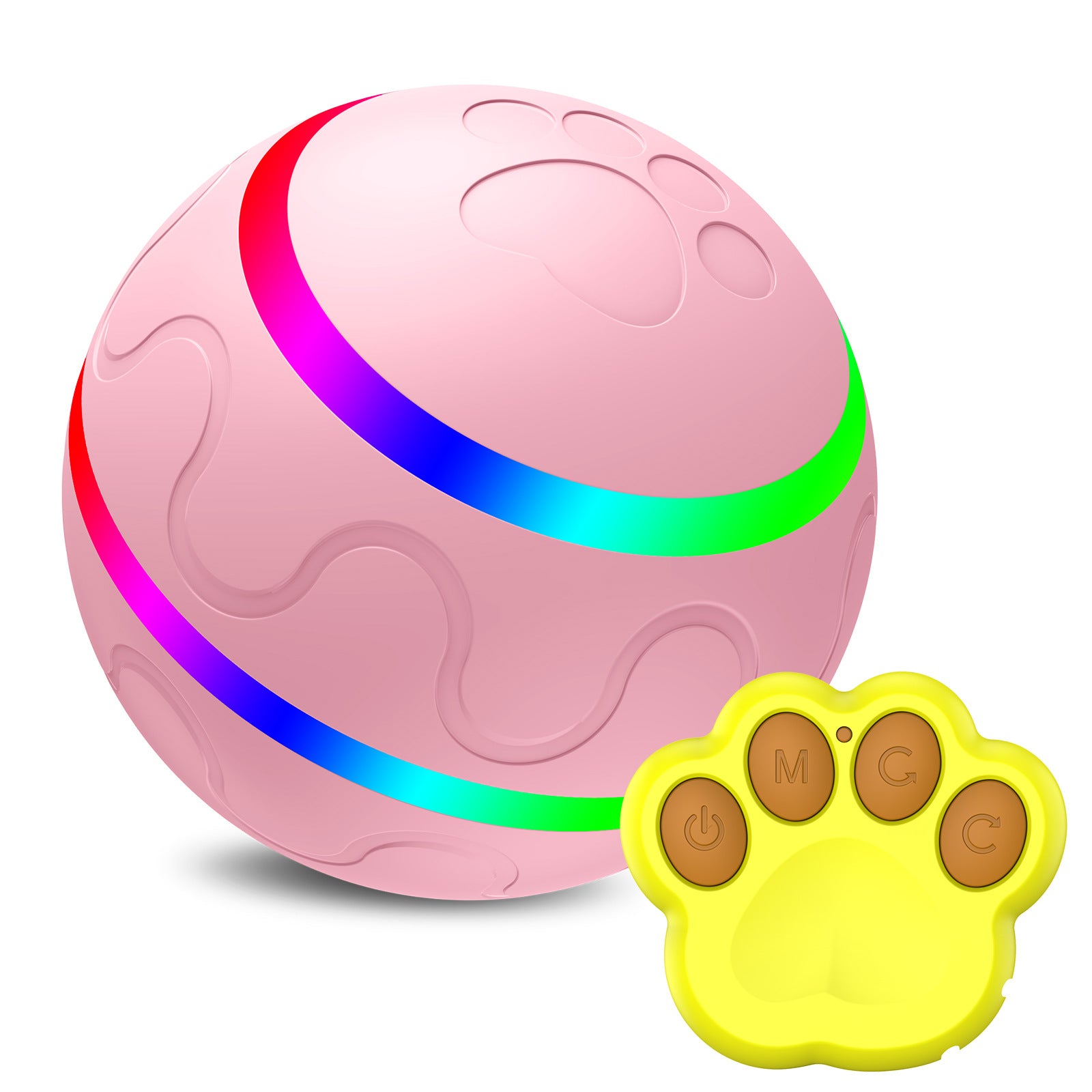 Interactive Intelligent Cat Wicked Ball Toy – Auto-Rolling Electric Pet Toy - Accrosstheglobe Store