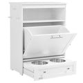 Pet Feeder Station with Storage Lockers – Organized Dog & Cat Feeding Station - Accrosstheglobe Store