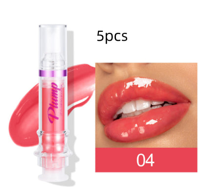 New Tube Lip Rich Lip Color Slightly Spicy Lip Honey Lip Glass Mirror Face Lip Mirror Liquid Lipstick - Accrosstheglobe Store