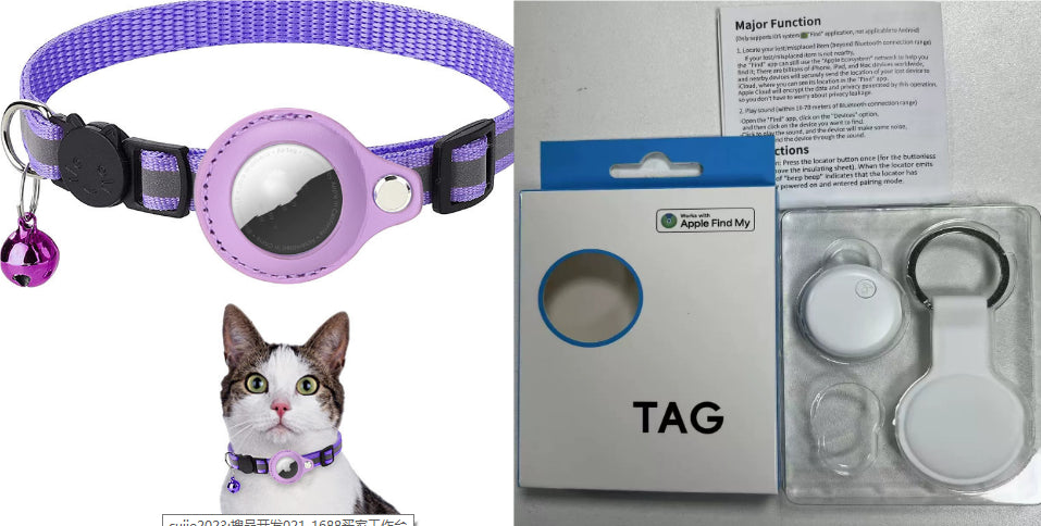 Waterproof Reflective AirTag Holder Case for Pet Collar - Accrosstheglobe Store