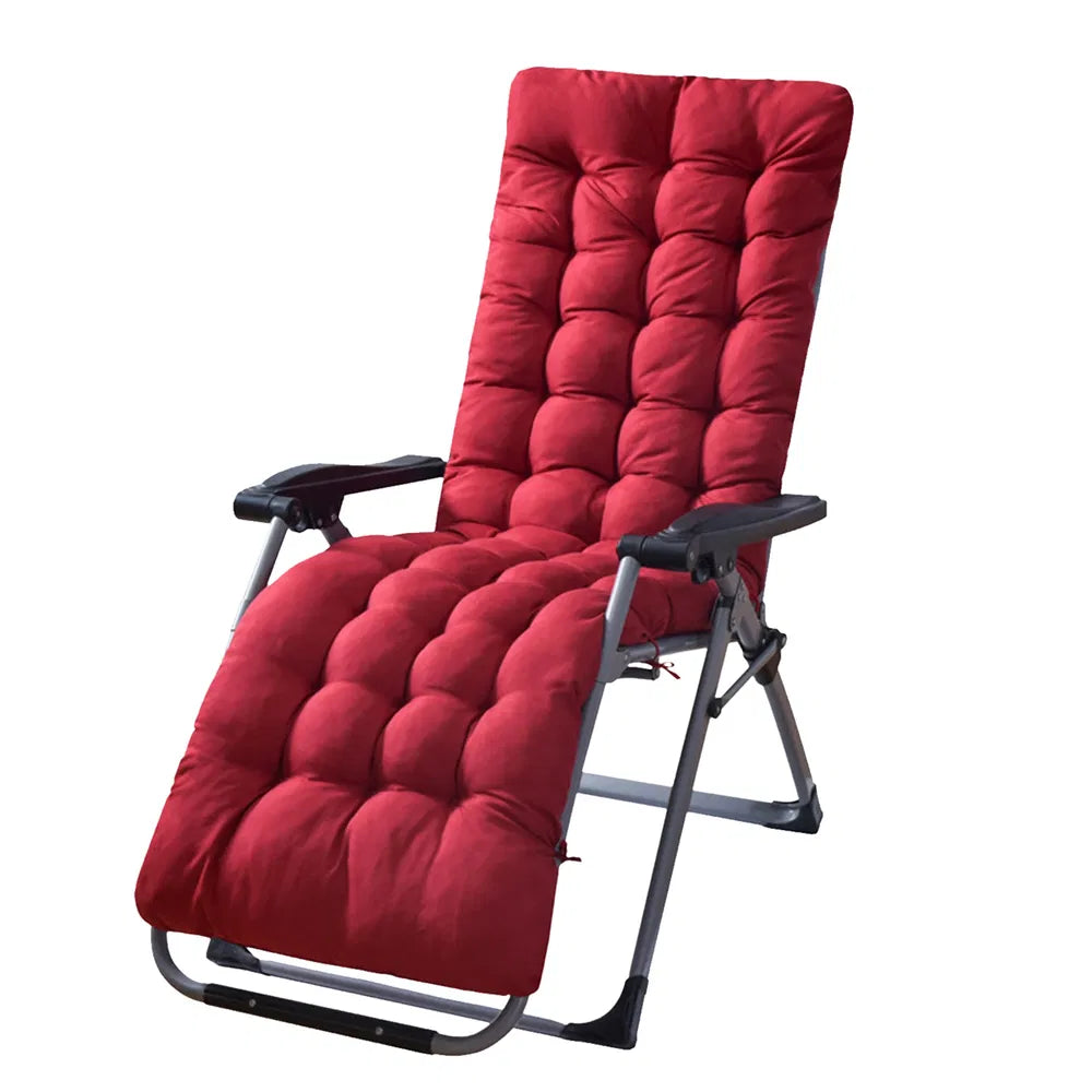 67x22" Chaise Lounger Cushion – Recliner, Rocking Chair & Deck Chair Sofa Mat - Accrosstheglobe Store