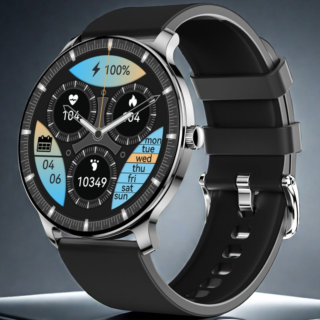 Disc Ultra-Thin Smart Watch – Elegant Slim Health & Fitness Tracker - Accrosstheglobe Store