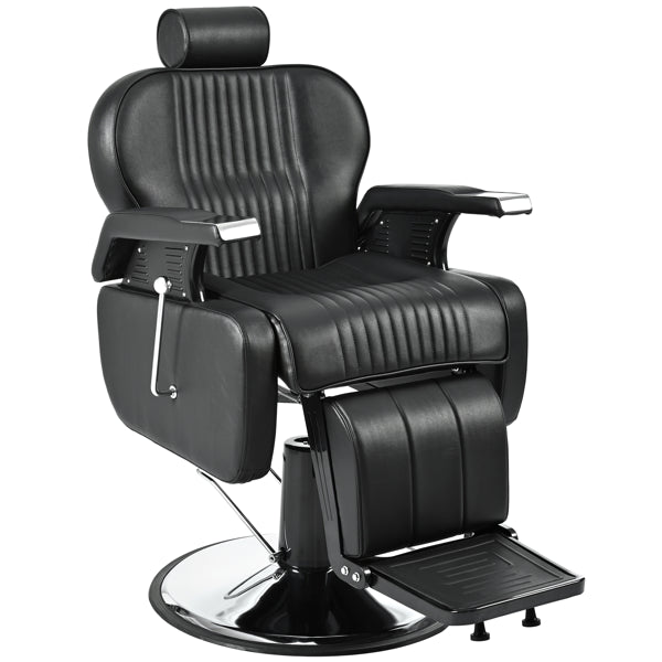 Heavy-Duty Hydraulic Reclining Barber Chair – 360° Swivel Salon Styling Chair - Accrosstheglobe Store