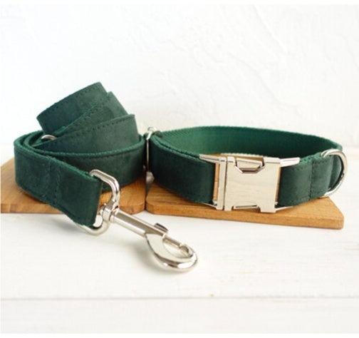 MUTTCO Bow Tie Dog Collar & Leash Set – Stylish Pet Traction Set - Accrosstheglobe Store