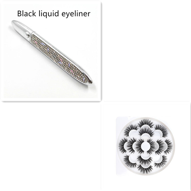 False Eyelashes Self-adhesive Eyeliner Multicolor - Accrosstheglobe Store