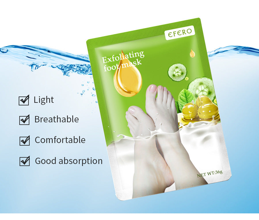 Exfoliating Foot Mask Pedicure Socks – Dead Skin Removal & Whitening Heel Treatment - Accrosstheglobe Store