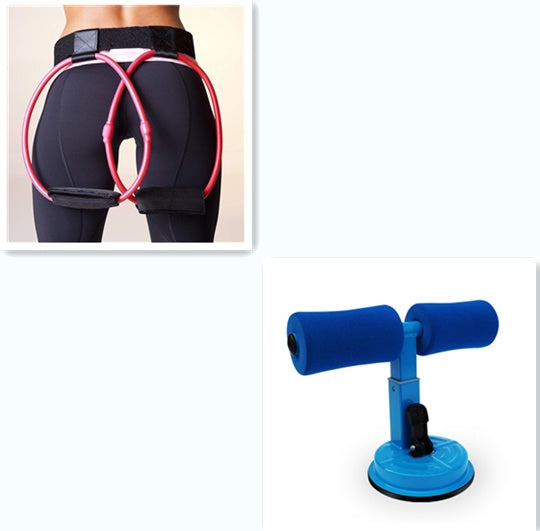 Sit Up Bar Trainer – Floor Ab Exercise Foot Anchor for Core Workouts