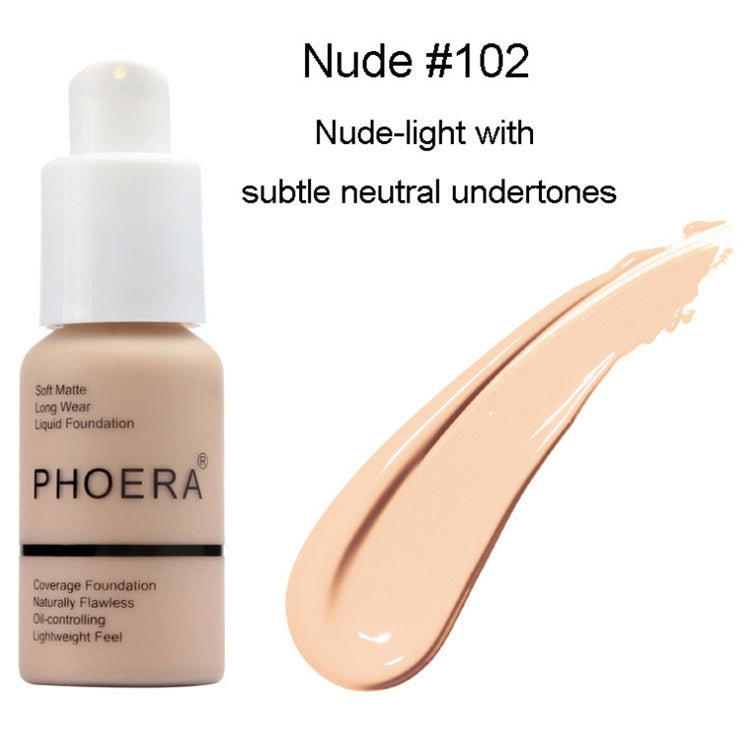 Oil Control Matte Concealer Foundation Cream – Natural Color Full Coverage - Accrosstheglobe Store