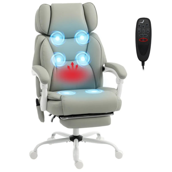 Massage Office Chair with Heat & Vibration – Reclining High Back Ergonomic Chair - Accrosstheglobe Store