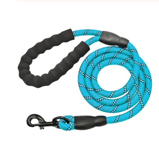Reflective Nylon Dog Leash – Strong & Safe Pet Walking Rope - Accrosstheglobe Store