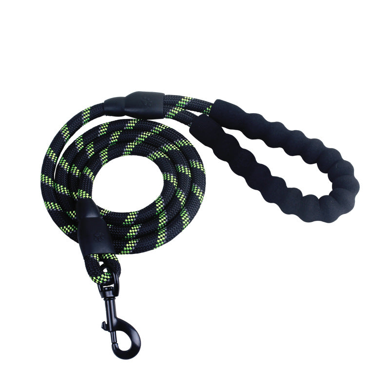 Reflective Nylon Dog Leash – Strong & Safe Pet Walking Rope - Accrosstheglobe Store