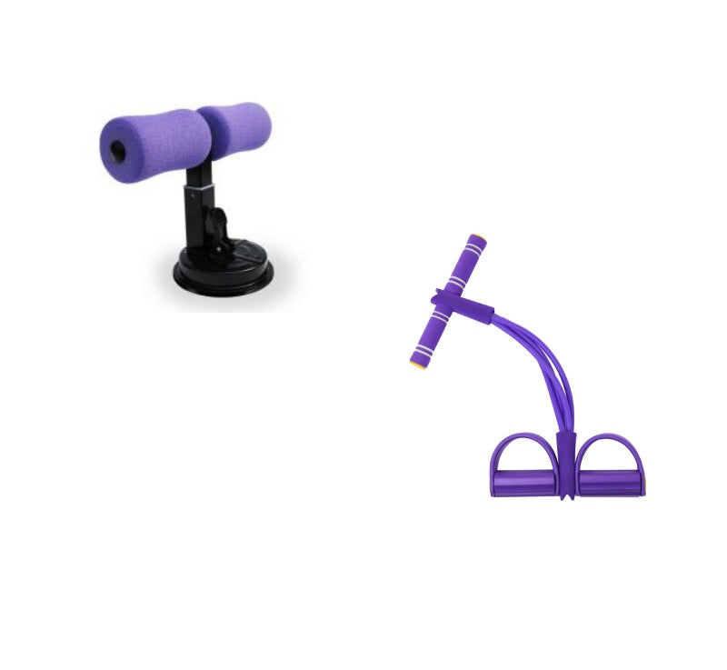 Sit Up Bar Trainer – Floor Ab Exercise Foot Anchor for Core Workouts