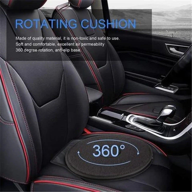 360° Rotating Seat Cushion – Breathable Swivel Chair Pad for Car, Office & Home - Accrosstheglobe Store