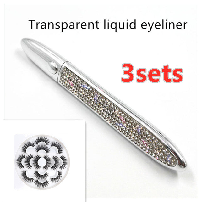False Eyelashes Self-adhesive Eyeliner Multicolor - Accrosstheglobe Store