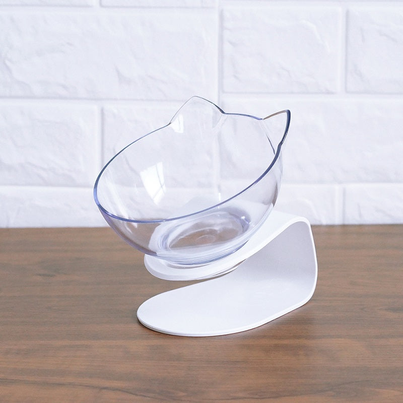 Elevated Double Cat Food Bowl – Cervical-Friendly Raised Feeding Station - Accrosstheglobe Store