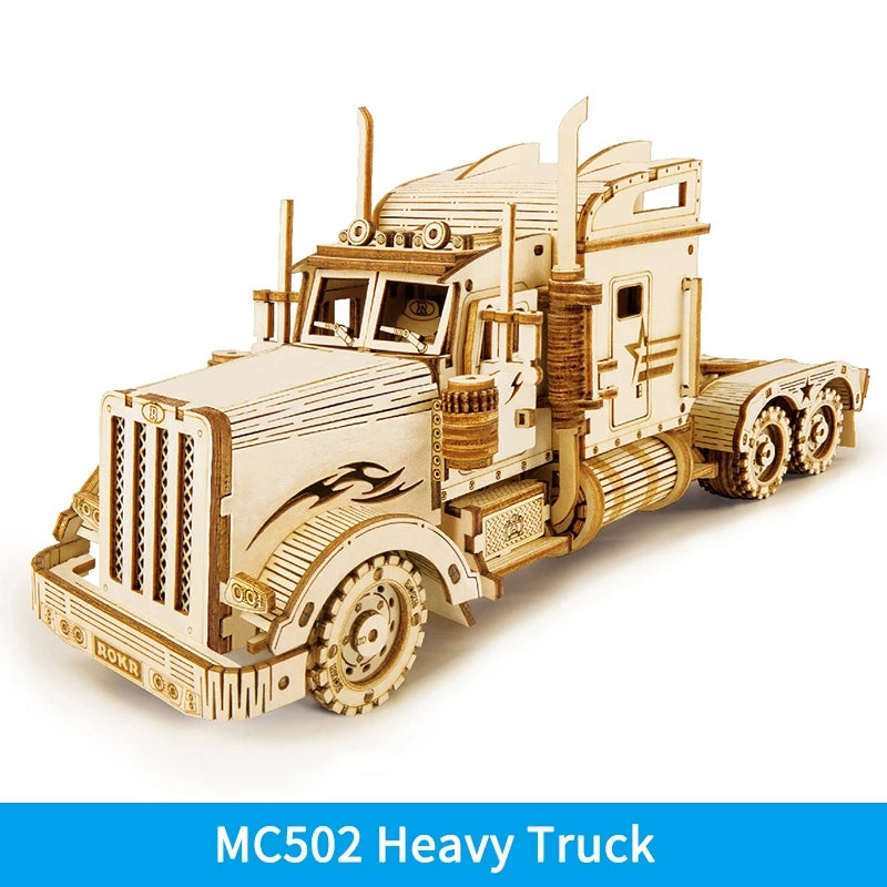 Robotime ROKR Train Locomotive 3D Wooden Puzzle – Model Building Kit Birthday Gift - Accrosstheglobe Store
