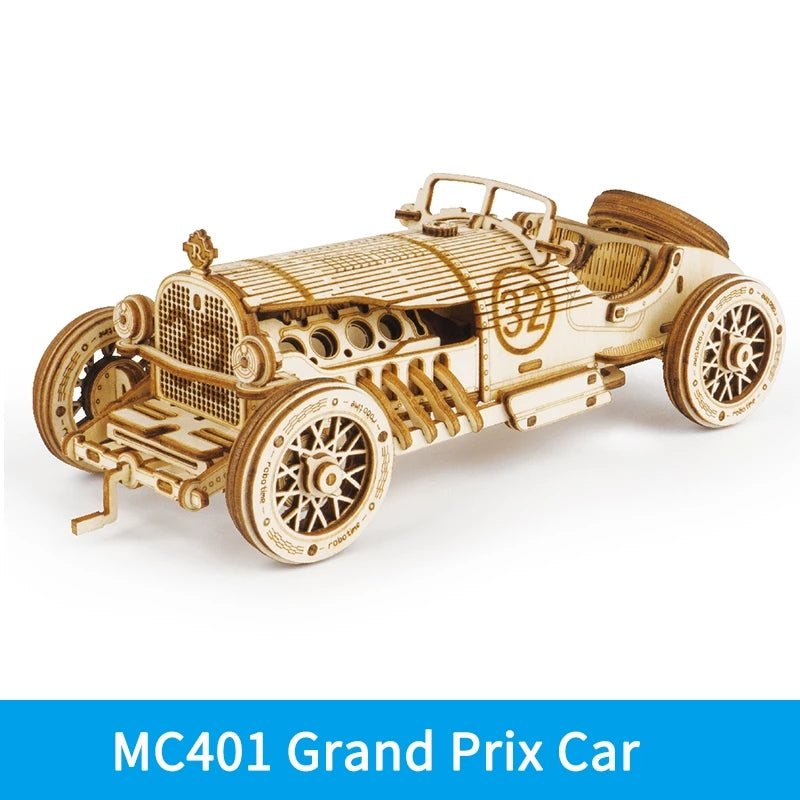 Robotime ROKR Train Locomotive 3D Wooden Puzzle – Model Building Kit Birthday Gift - Accrosstheglobe Store