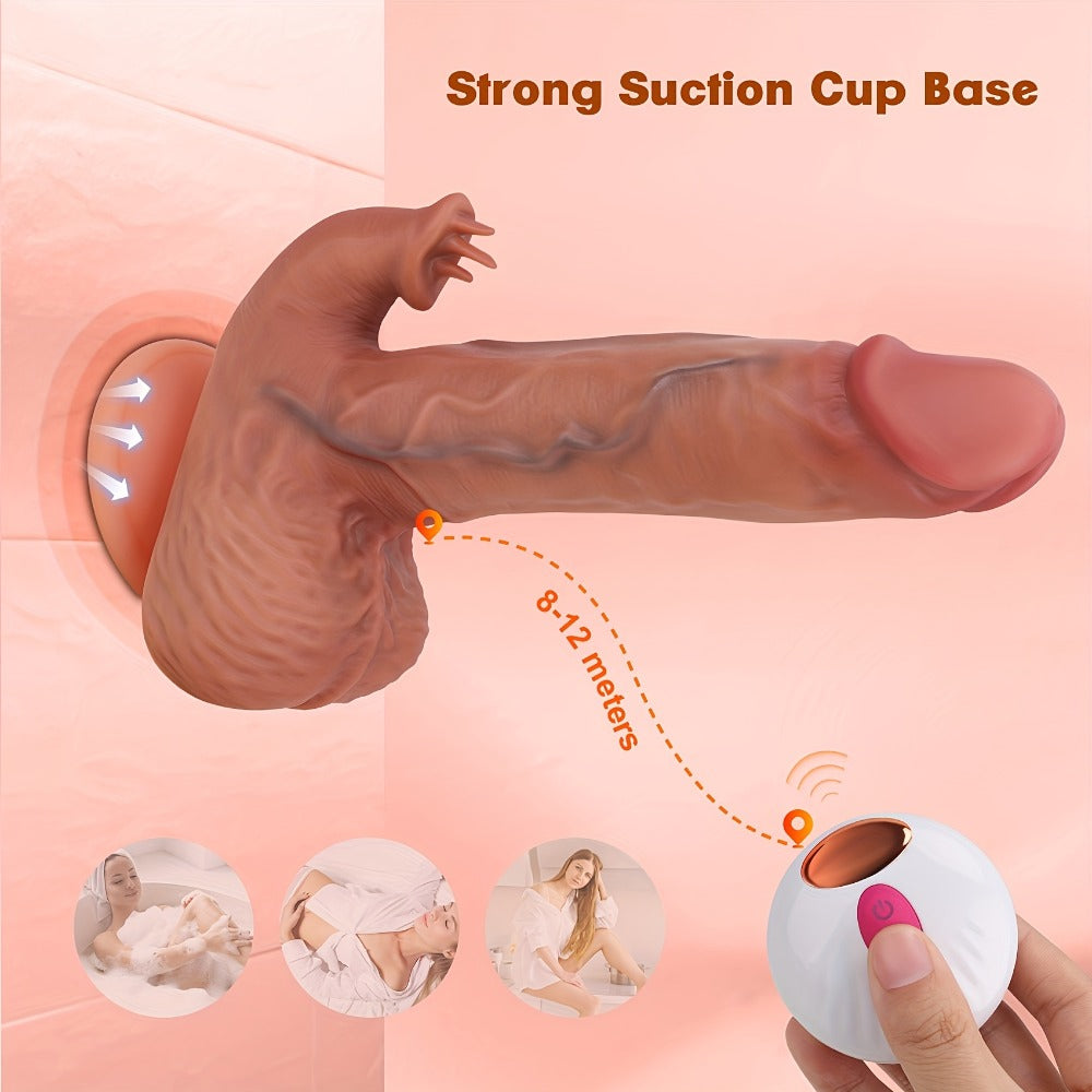 Realistic Vibrating Massager for Women – Quiet, Waterproof & Body-Safe - Accrosstheglobe Store