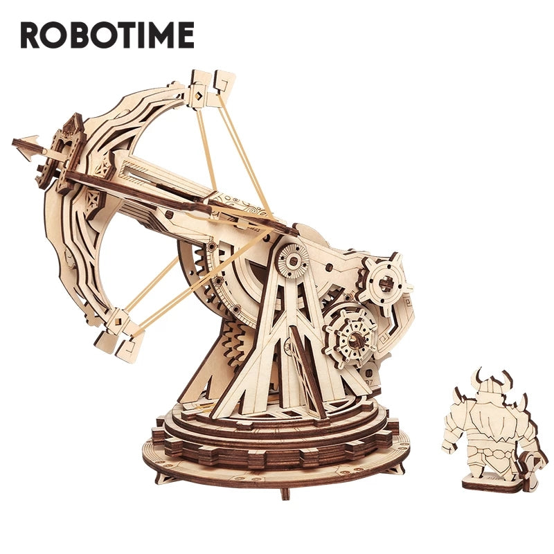 Robotime ROKR Siege Heavy Ballista 3D Wooden Puzzle – War Game Assembly Toy KW401