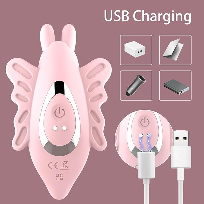 G Spot Wearable Butterfly Massager – 9 Modes, Remote Control & Wearable Design - Accrosstheglobe Store