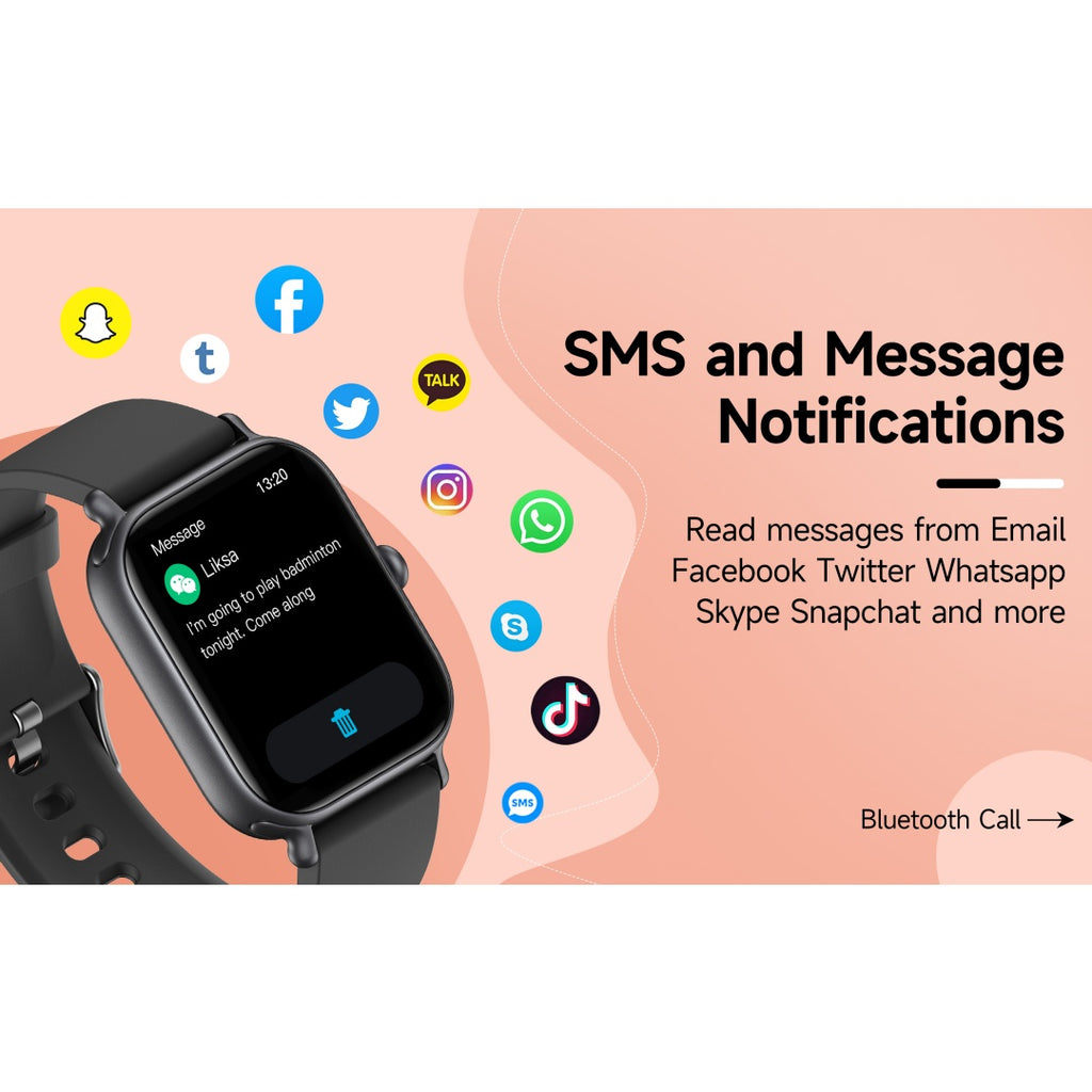 2.0" Smart Watch with Multiple Sports Modes – Large Screen Fitness Tracker - Accrosstheglobe Store