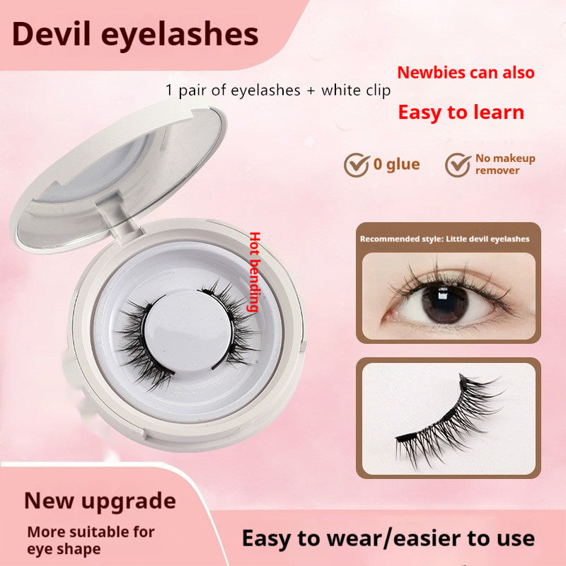 Magnetic Suction False Eyelashes Little Devil Supernatural Magnet Suit - Accrosstheglobe Store
