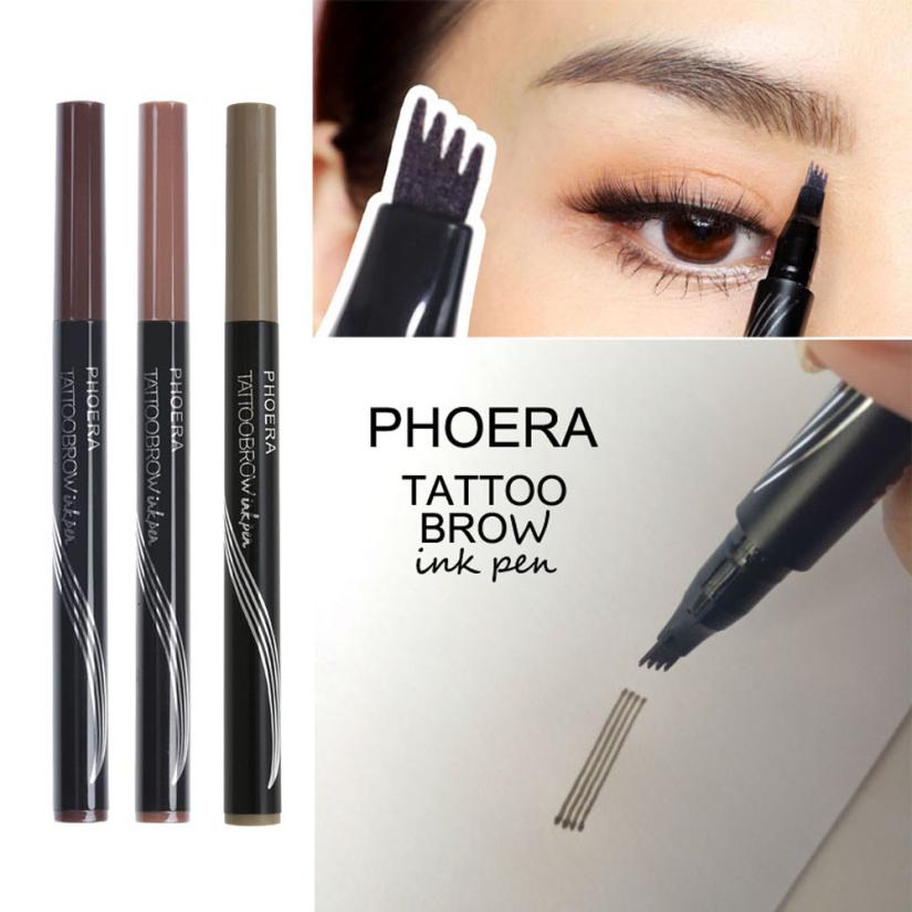 New Long Lasting Ultra-Fine Four-Comb Eyebrow Pencil - Accrosstheglobe Store