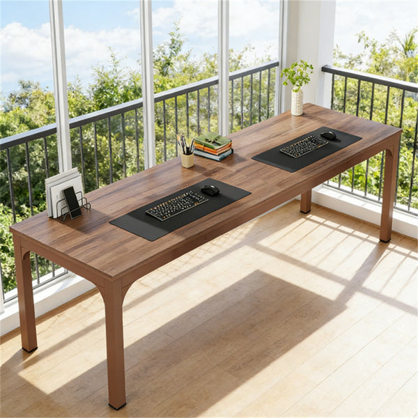 Modern Computer & Office Desk – Spacious Work Surface for Home & Office - Accrosstheglobe Store