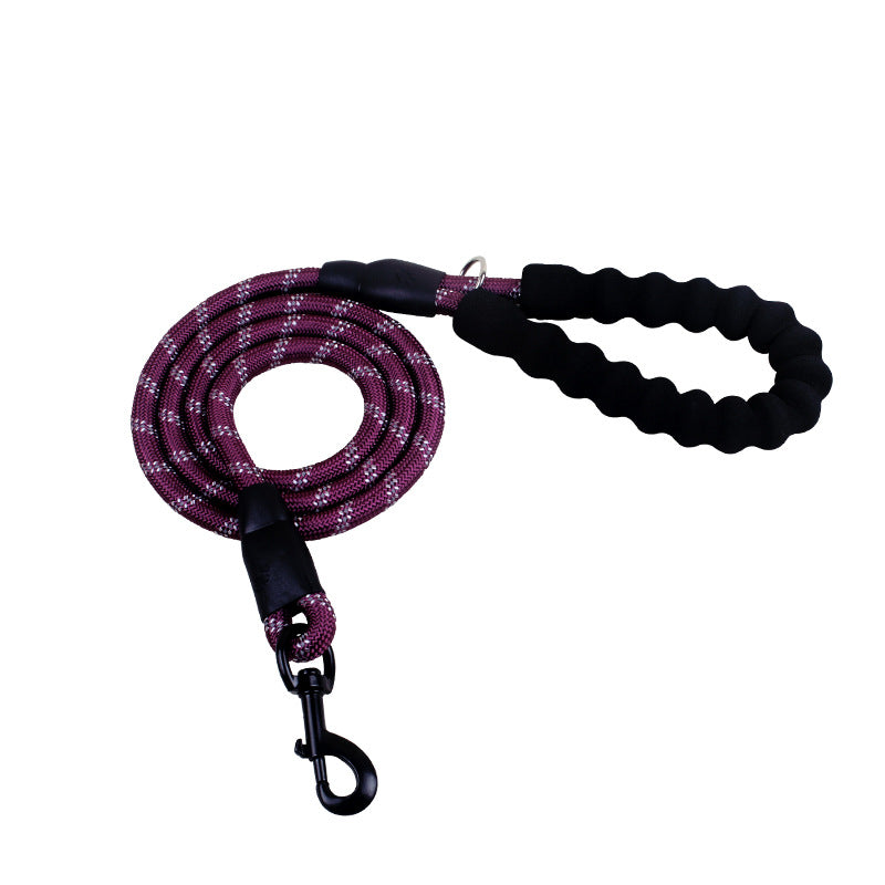 Reflective Nylon Dog Leash – Strong & Safe Pet Walking Rope - Accrosstheglobe Store