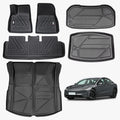 Odorless TPE Floor Mats for Tesla Model 3 2023–2025 – 6-Piece Waterproof Liner Set - Accrosstheglobe Store