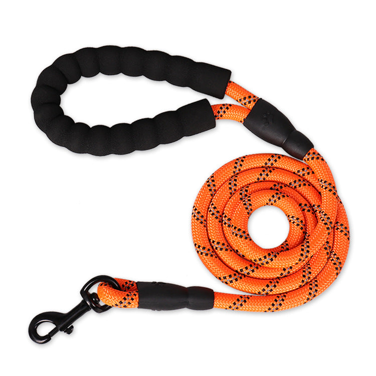 Reflective Nylon Dog Leash – Strong & Safe Pet Walking Rope - Accrosstheglobe Store
