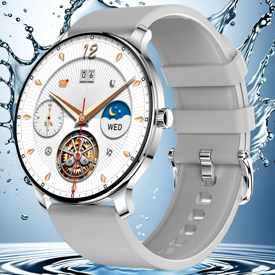 1.43" AMOLED Disc Ultra-Thin Smart Watch – Vivid Screen Fitness Tracker - Accrosstheglobe Store