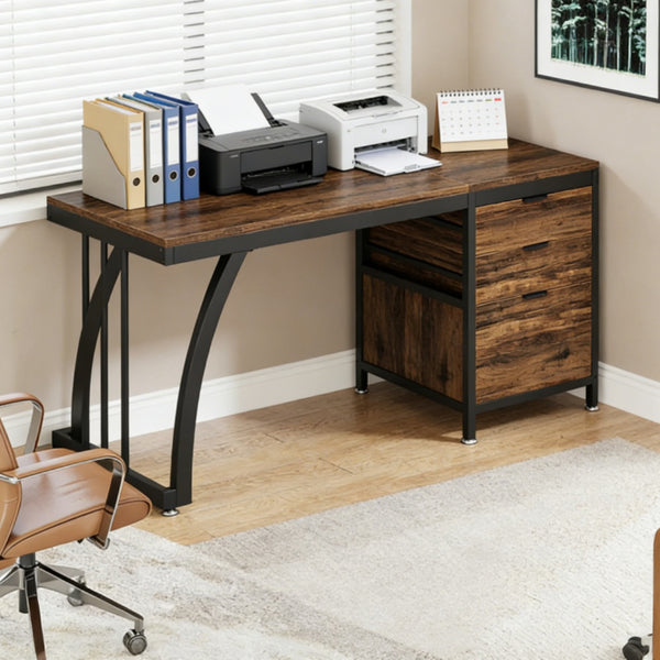 Compact Computer Desk – Space-Saving Home Office & Study Table - Accrosstheglobe Store