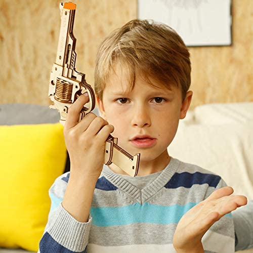 Robotime Gun Blocks Model Building Kit – Toy Gift for Children & Boys