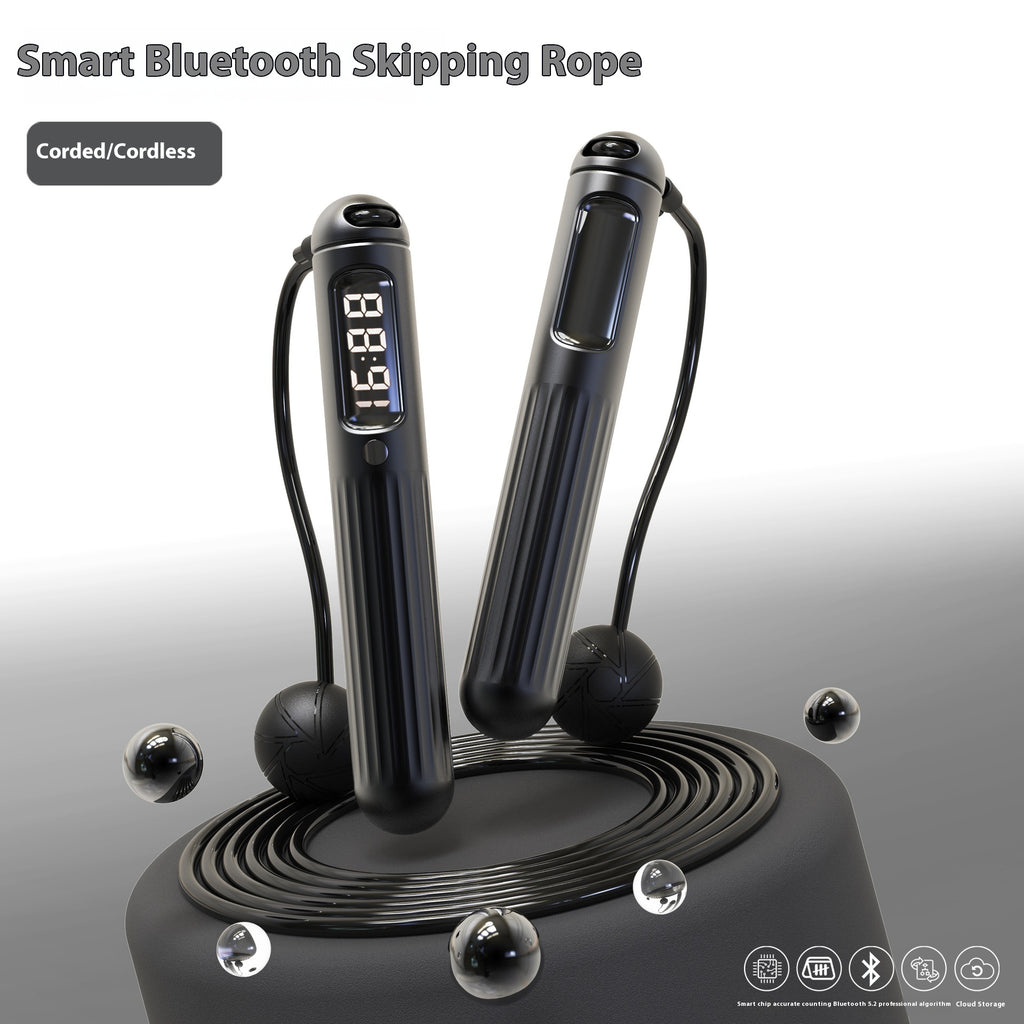 Smart Bluetooth Skipping Rope with Counter – Fitness Jump Rope with Weighted Balls - Accrosstheglobe Store