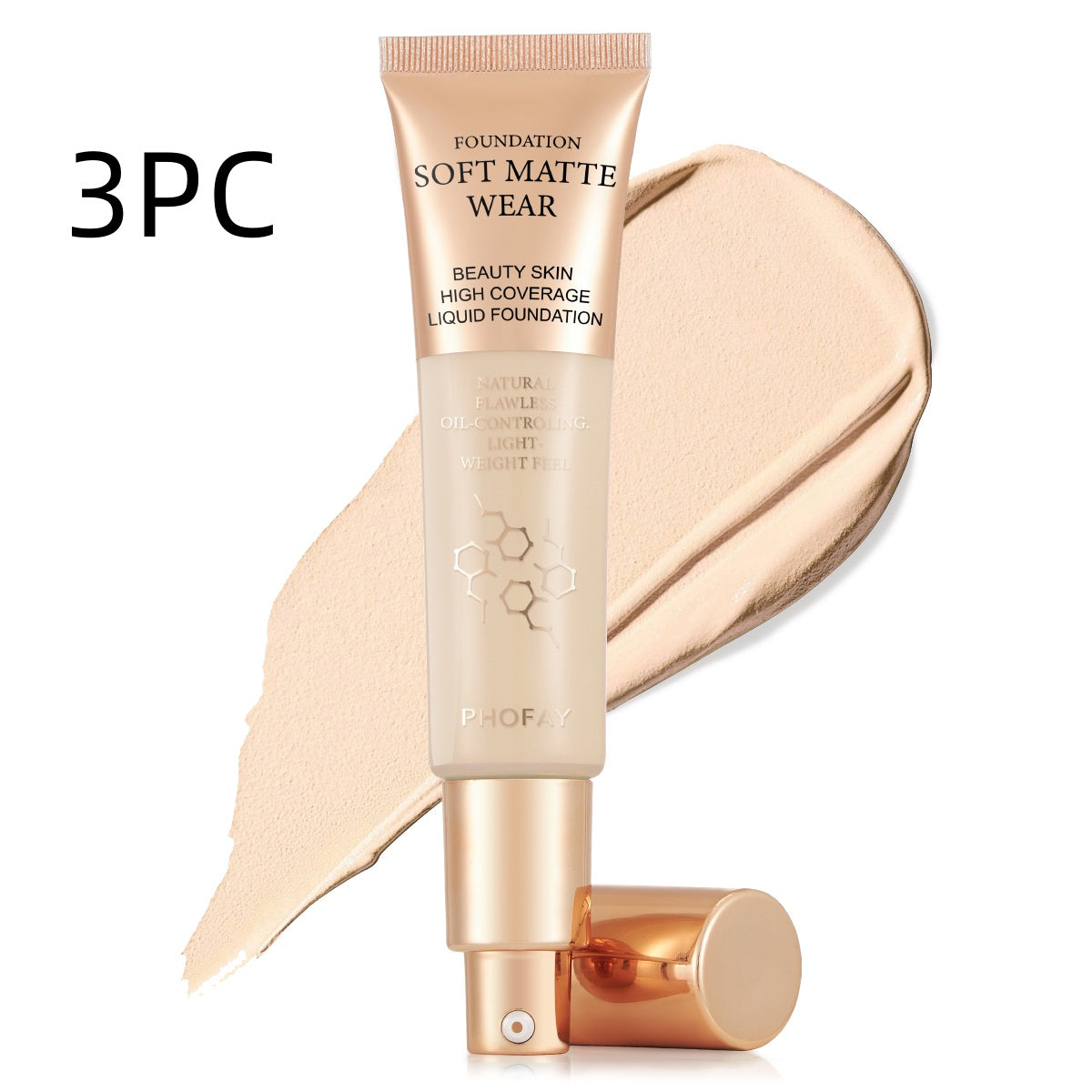 Flawless Matte Finish Oil-Control Liquid Foundation 30ml - Accrosstheglobe Store