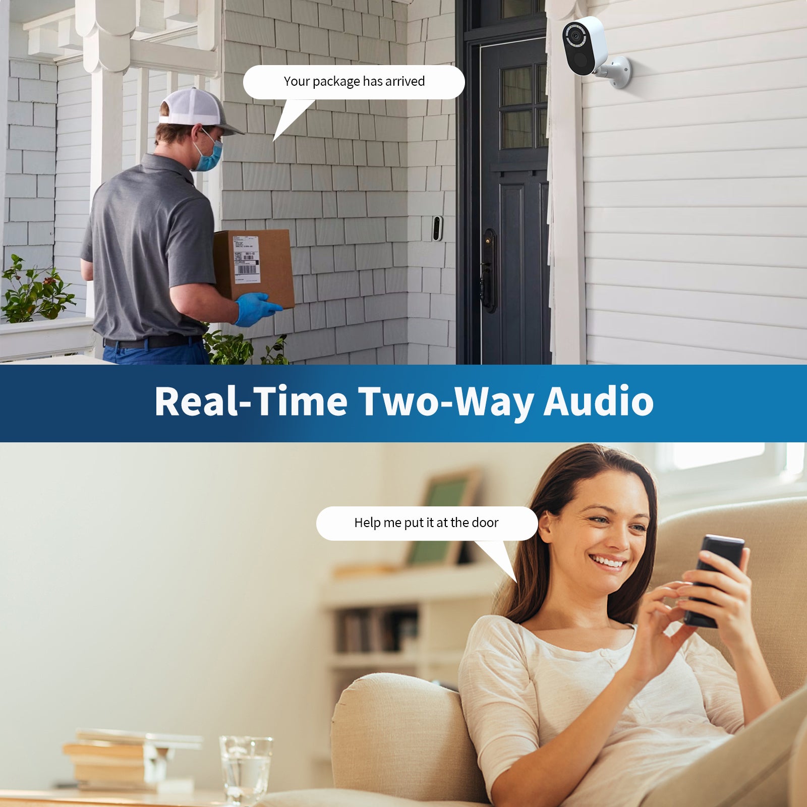 Solar-Powered Wireless WiFi Security Camera – Outdoor CCTV Surveillance Camera - Accrosstheglobe Store
