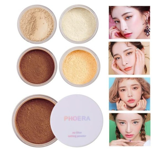 Loose Face Powder Translucent Smooth Setting Foundation Makeup - Accrosstheglobe Store