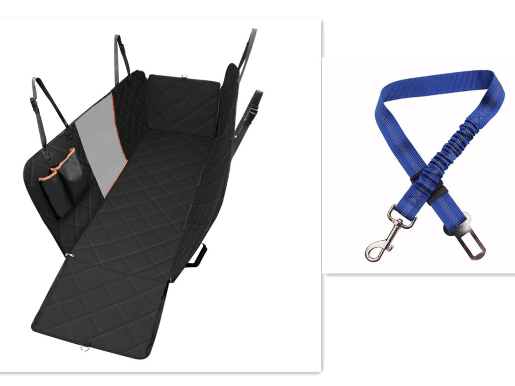 Dog Car Seat Cover Hammock with Mesh View Window – Pet Carrier - Accrosstheglobe Store