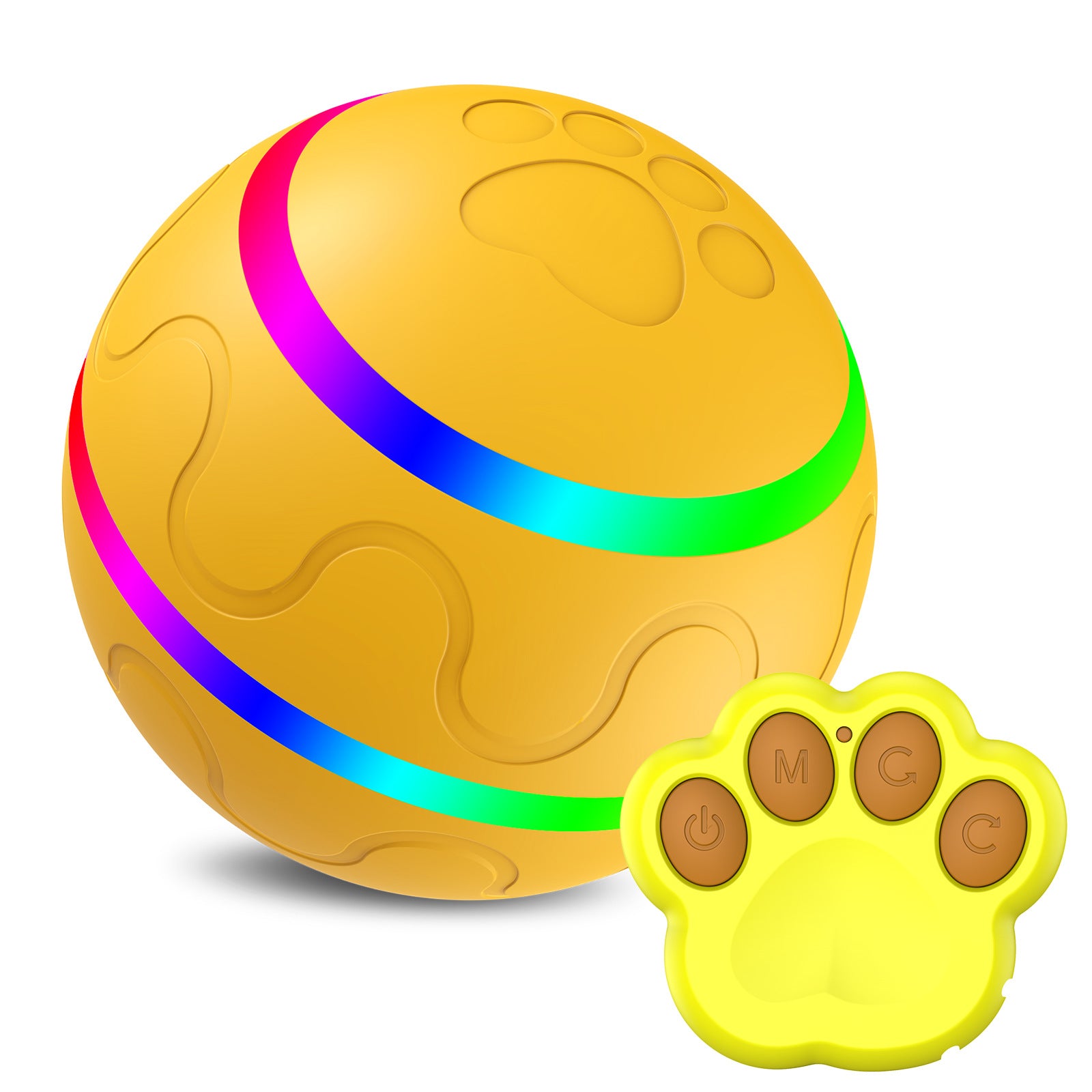 Interactive Intelligent Cat Wicked Ball Toy – Auto-Rolling Electric Pet Toy - Accrosstheglobe Store