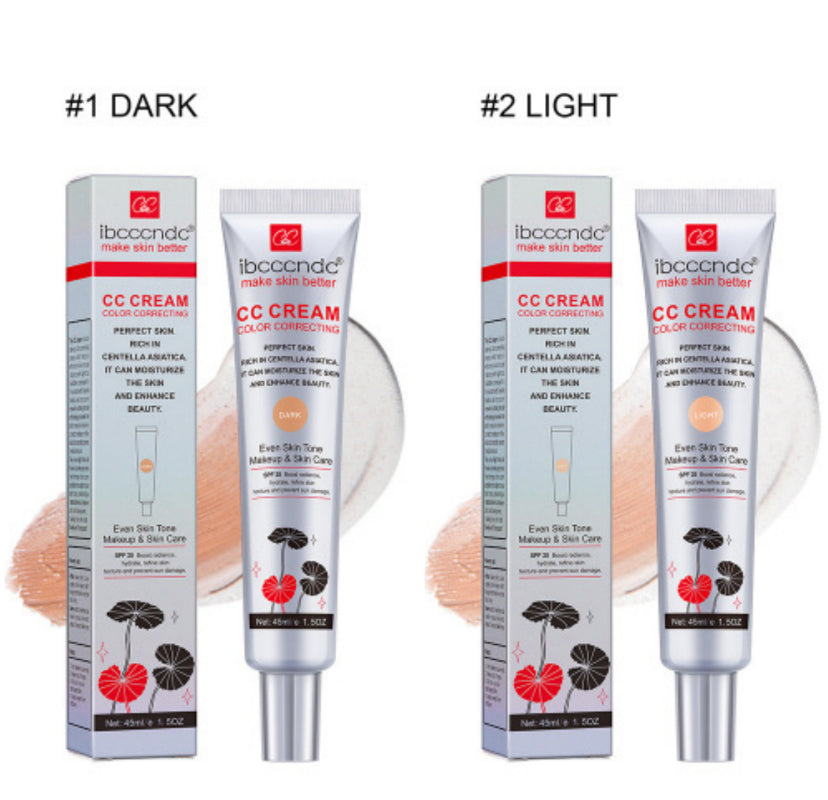 Moisturizing CC Cream – Waterproof Anti-Sweat Concealer & Skin Correcting Makeup - Accrosstheglobe Store