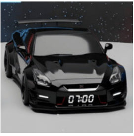 Supercar Alarm Clock – Lifelike Engine Sound & LED Lighting Effects - Accrosstheglobe Store