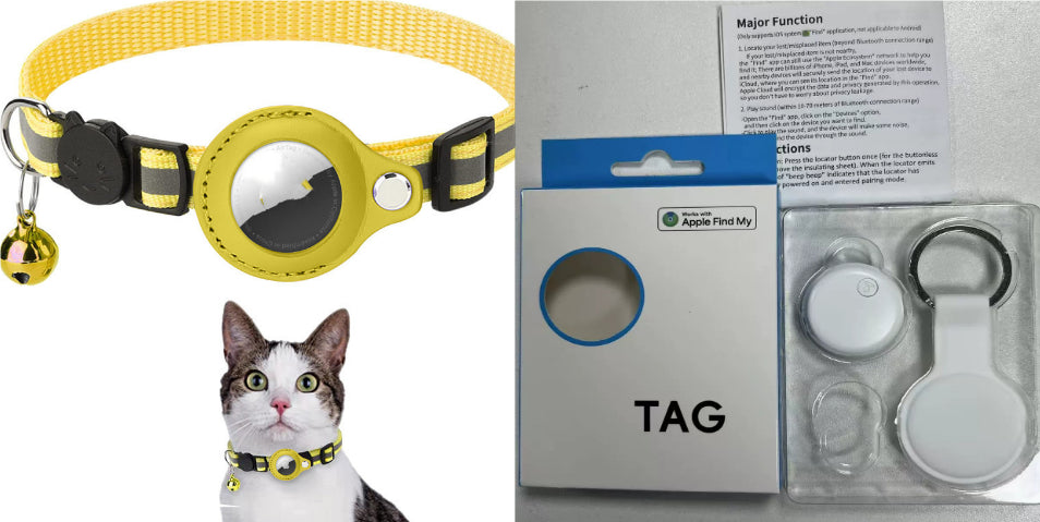 Waterproof Reflective AirTag Holder Case for Pet Collar - Accrosstheglobe Store