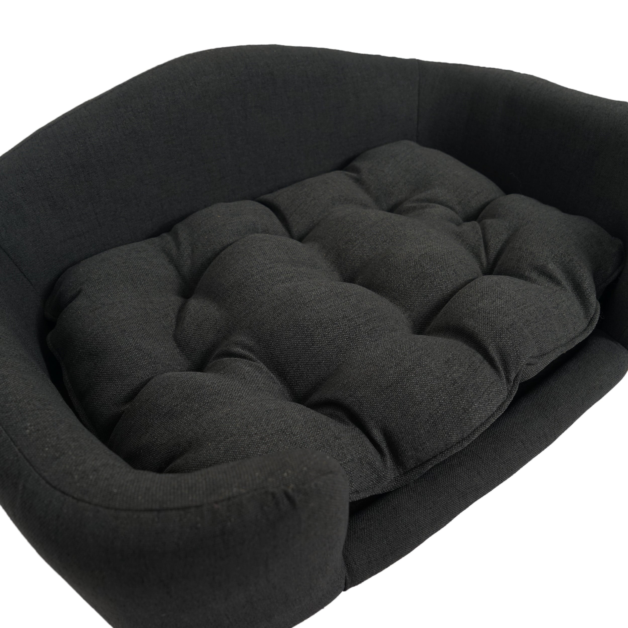Plush Round Dog Bed – Cozy & Calming for Anxious Dogs - Accrosstheglobe Store