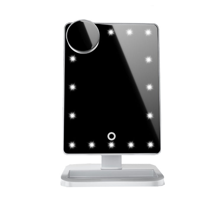 LED Touch Screen Makeup Mirror – Bluetooth Speaker & 10X Magnify - Accrosstheglobe Store