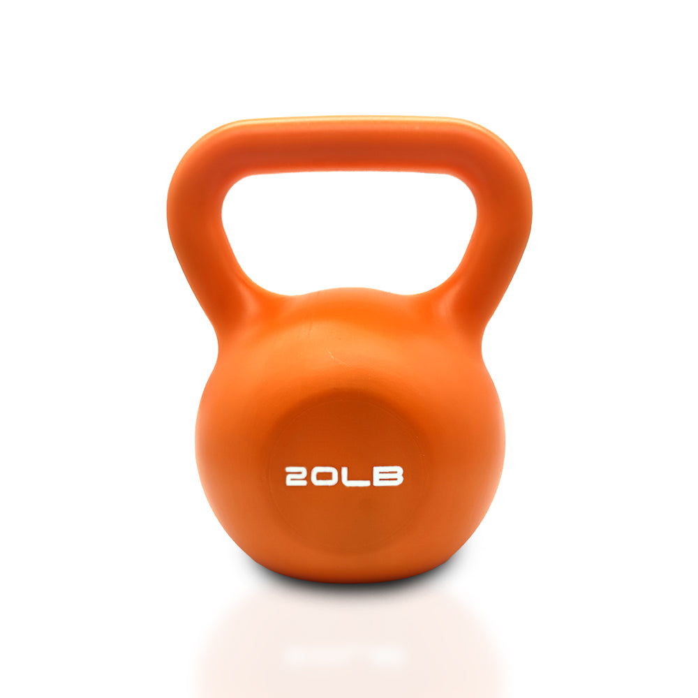 20 lbs Vinyl Coated Kettlebell Set – Strength Training Weights for Home Gym - Accrosstheglobe Store