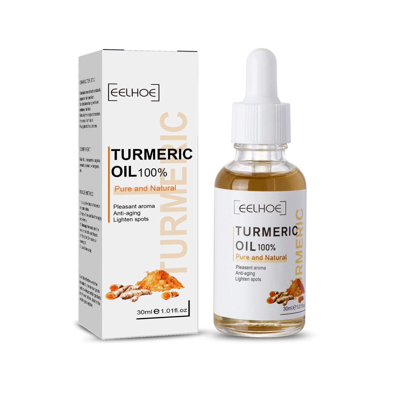 EELHOE Turmeric Dark Spot Correcting Serum – Brightening & Moisturizing Face Serum - Accrosstheglobe Store
