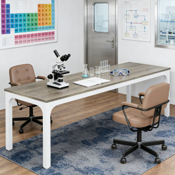Modern Computer Desk – Spacious Home Office Writing & Study Table - Accrosstheglobe Store
